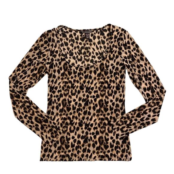 Animal print exotic Victoria’s Secret Scoop neck top - Picture 1 of 5
